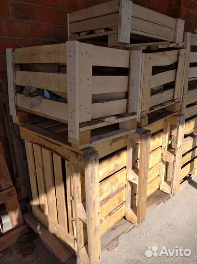 Ящики деревянные и из фанеры