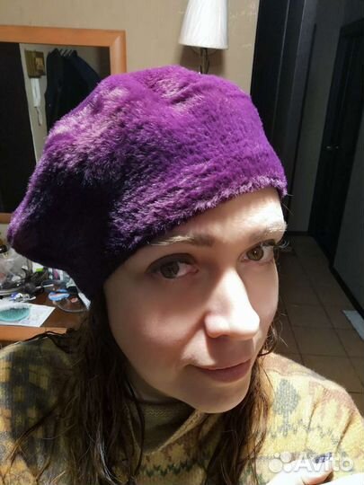 Берет женский альпака