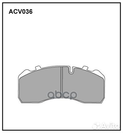 Колодки тормозные дисковые WVA (29093) HCV ACV0