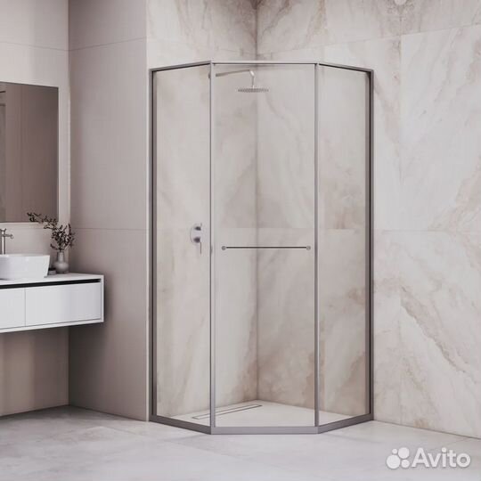 Душевой уголок RGW 33328299-110L 90x90 см