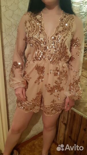 Вечернее платье,комбез 44р