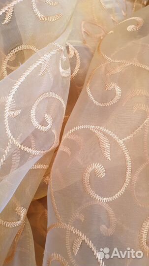 Тюль (ширина 3,40,высота 2,60 )