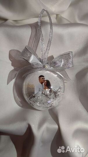 Новогодний шар с Вашей фотографией на заказ