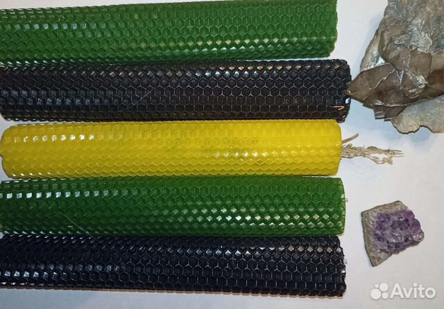 Свечи из вощины с травами