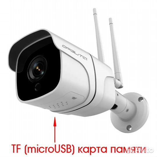 Камера WI-FI для видеонаблюдения + запись + звук