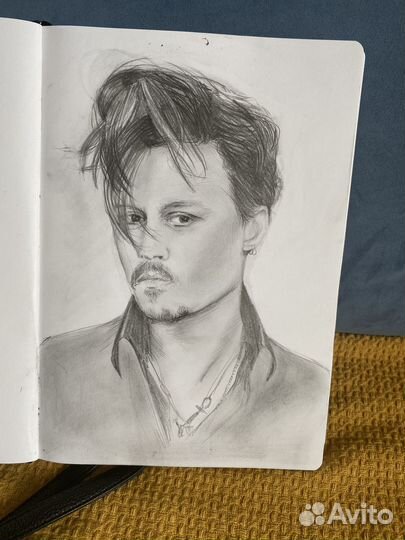 Портрет по фото карандашом