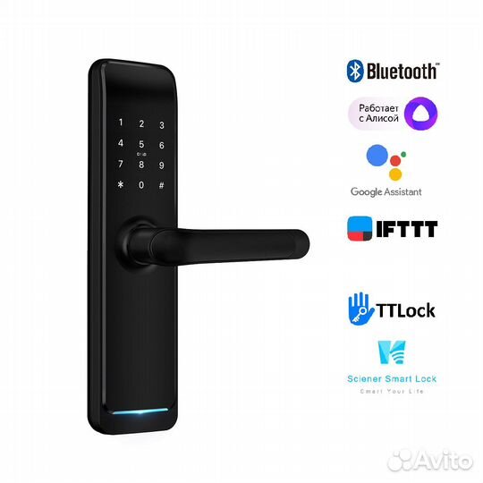 Электронный замок Selock Hotel Black (новый)