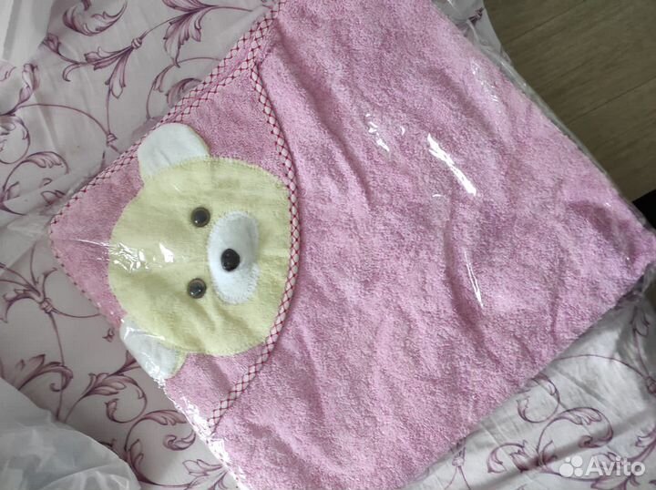 Махровые полотенца детское с капюшоном