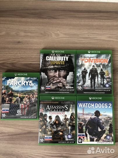 Игры на xbox one диски