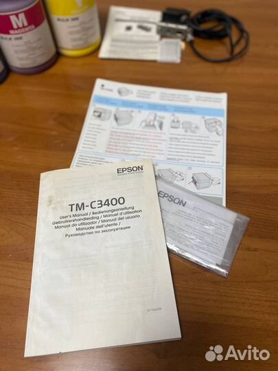 Цветной принтер этикеток Epson ColorWorks C3400 (к