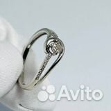 Золотое кольцо с бриллиантом 16р