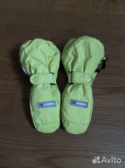 Зимние варежки-краги reima 0, флис, унисекс