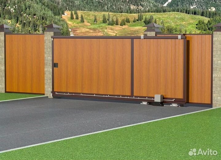 Откатные ворота Сдвижные ворота