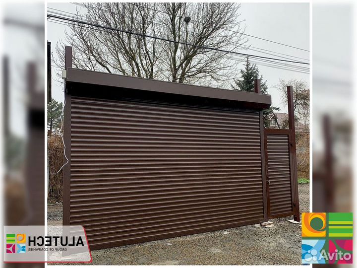 Ворота алютех роллетные