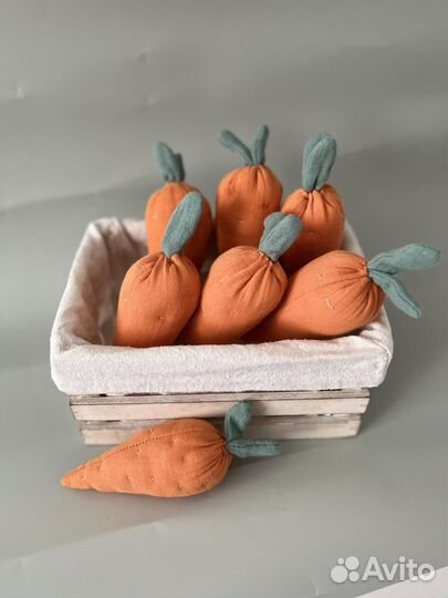 Морковь из ткани