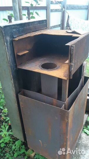 Печь для бани с нержавеющим баком на 100литров