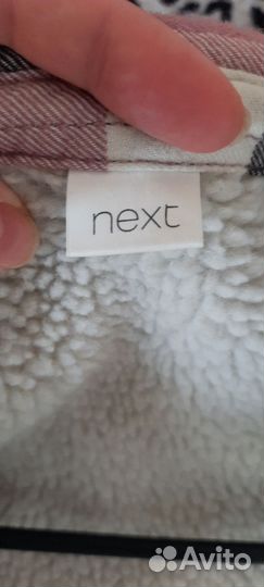 Рубашка тёплая next 152-158