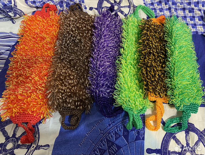 Вязаные мочалки