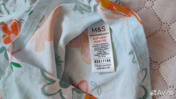 Одежда на девочку пакетом футболка платье 56 62