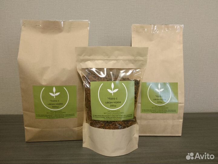 Иван-чай с чагой, 500 гр