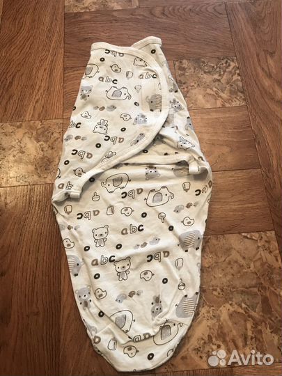 Комплект новый пеленки кокон на липучках за 2 шт