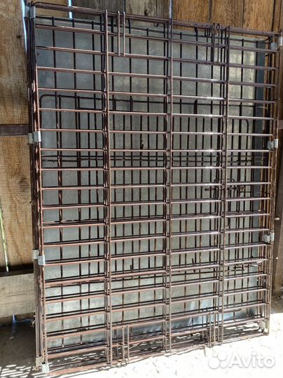 Клетка для собак железная большая