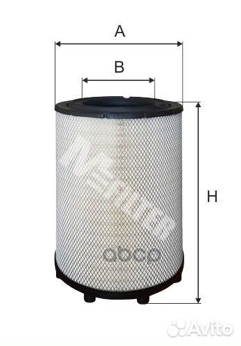 Фильтр воздушный scania 4/P/G/R/T/Bus H526. D303