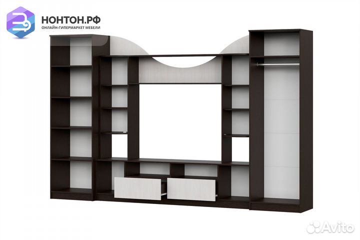 Гостиная Лороза дуб венге / ясень анкор светлый