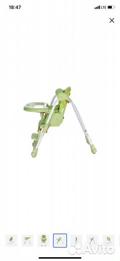 Стульчик для кормления everflo forest green(Q35)