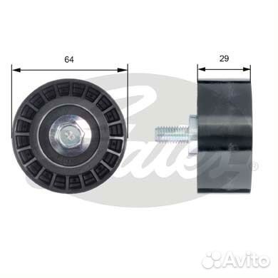 Направляющий ролик привода грм powergrip T42170