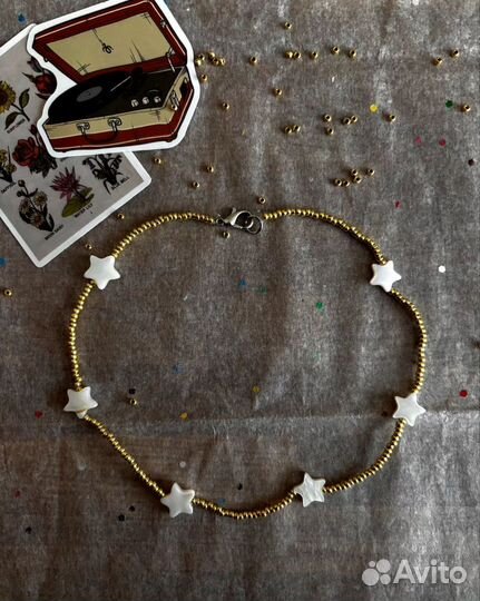 Чокер из бисера