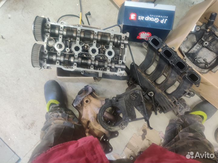 Двигатель мотор Renault Fluence k4m в разборе к4м
