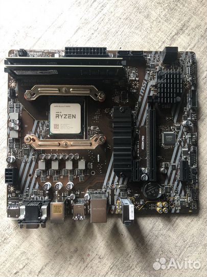 Сборка материнская плата a520m pro