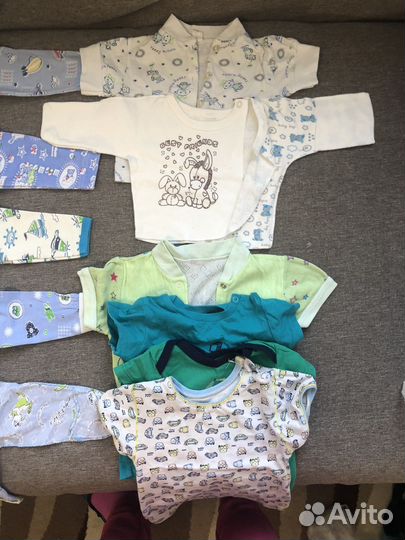 Вещи на мальчика от рождения до 6-7месяцев