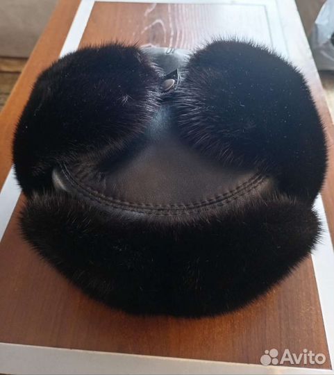 Мужская зимняя шапка ушанка меховая