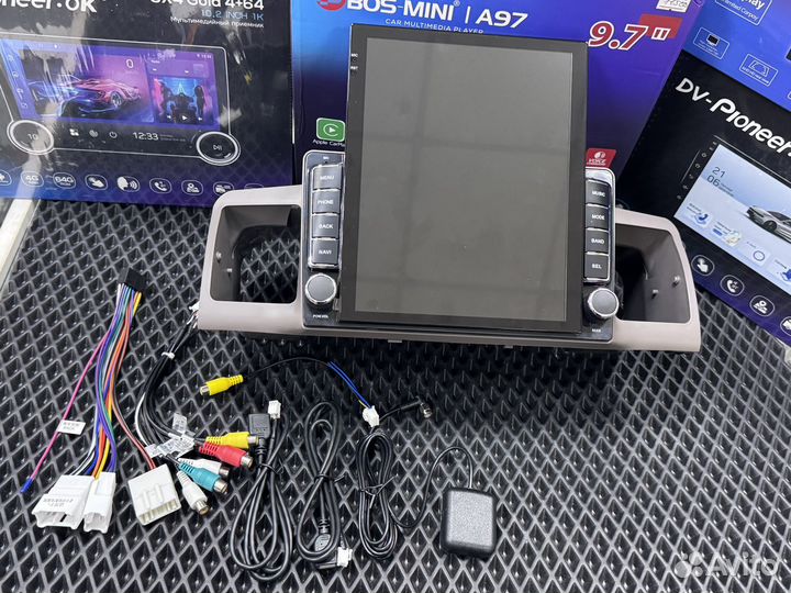 Магнитола android tesla на toyota corolla 120