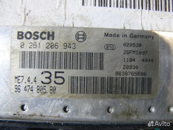 Блок управления двигателем Peugeot 307 Пежо 307