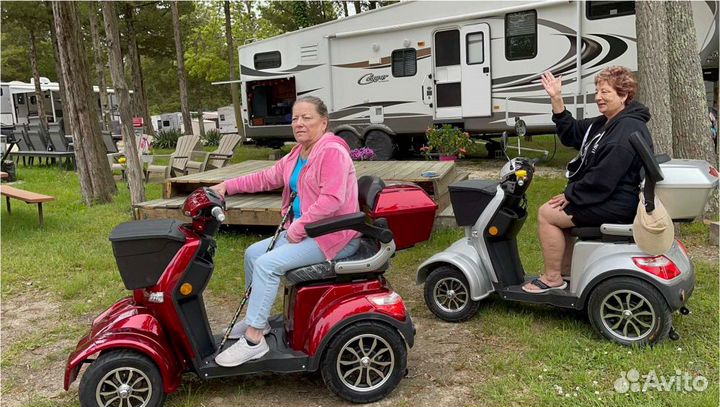 Электроскутер-Трайк 4 колеса Пони 500W/48V/20Аh