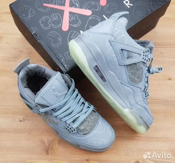 Мужские Nike Air Jordan 4 Retro Kaws новые