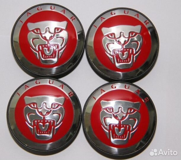 Колпачки на диски классический ягуар. Оригинал