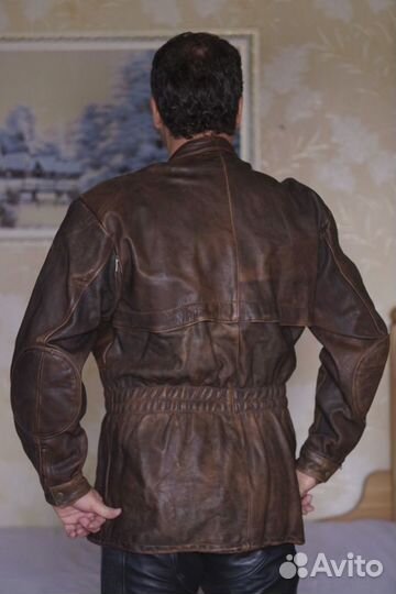 Мотокуртка немецкая Krawehl бычья кожа, р. 52-54