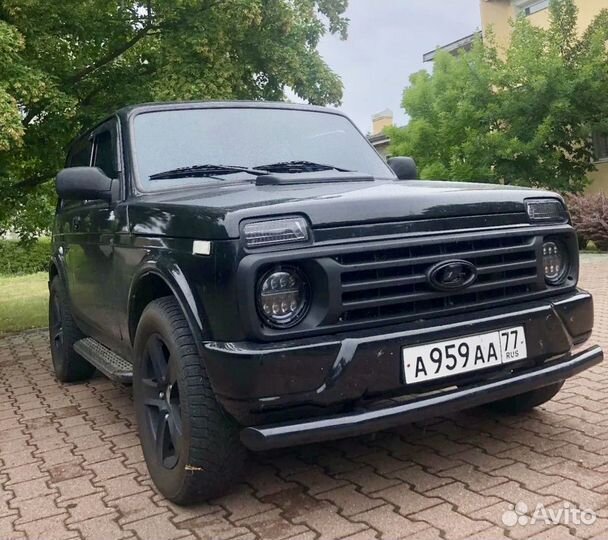 Защита бампера Нива