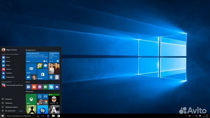 Установка windows 10