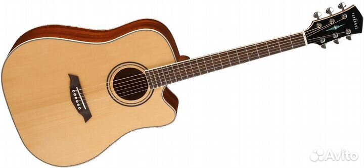 Электроакустическая гитара + чехол Parkwood S66