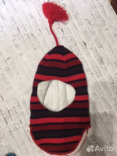 Шапка шлем детский новый зимний