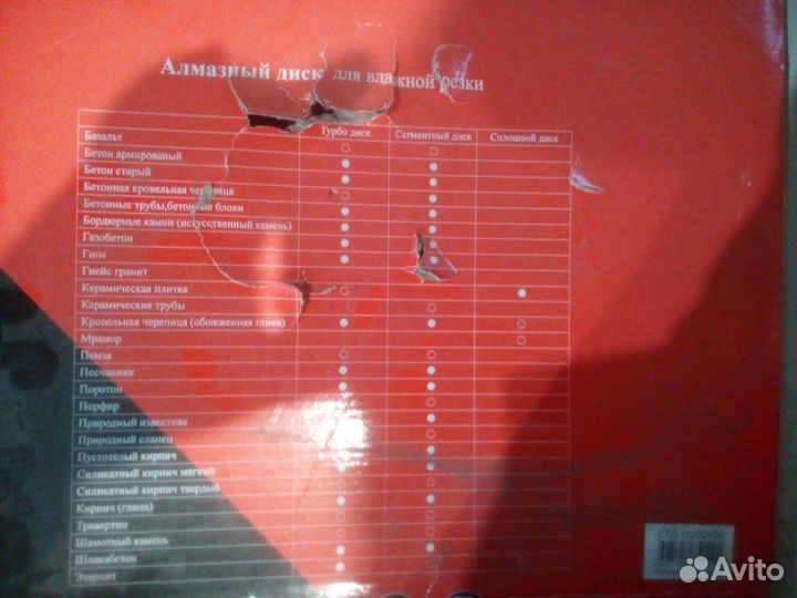Алмазный сегментный диск 400