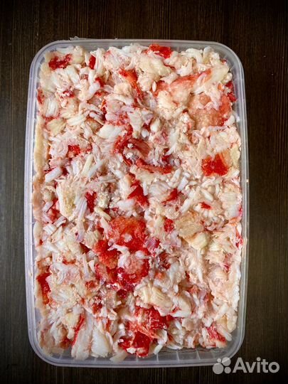 Мясо краба первая фаланга салат