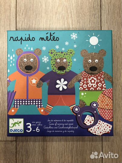 Настольная игра djeco rapido meteo