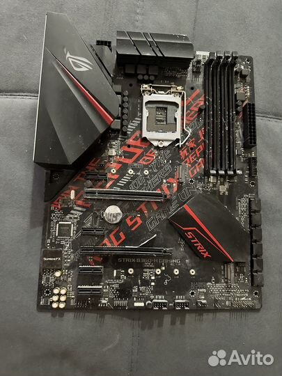 Материнская плата asus rog strix b 360-h gaming