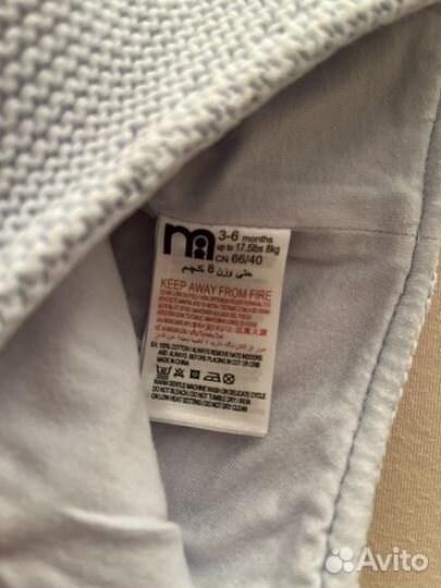 Комбинезон george 3-6 мес + шапочка mothercare